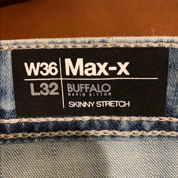 Buffalo Max-X skinny stretch jeans men’s 36/32 NWT